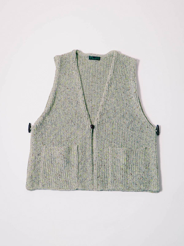 Nasngwam ナスングワム Nasngwam GRAIN VEST- GRAY -