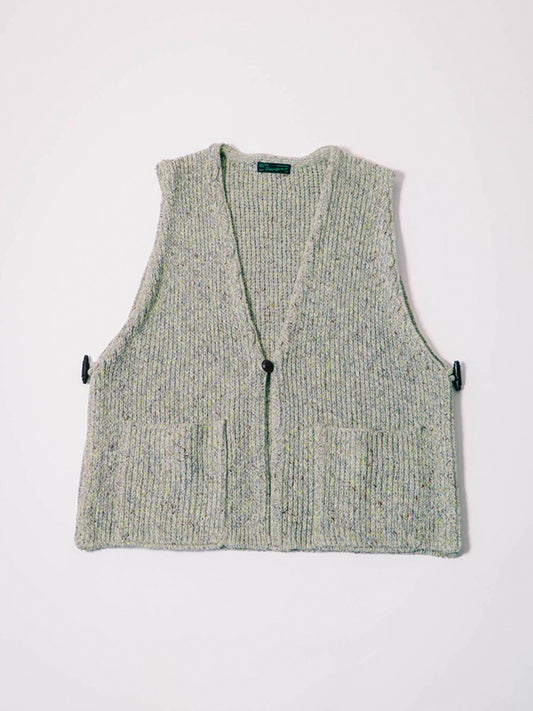 Nasngwam ナスングワム Nasngwam GRAIN VEST- GRAY -