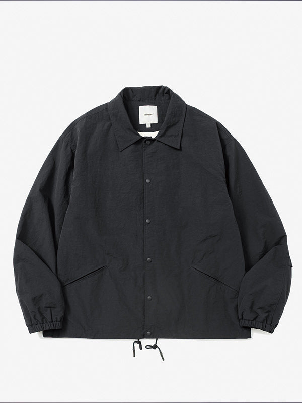 rehacer レアセル Heritage Coach Jacket - BLACK -