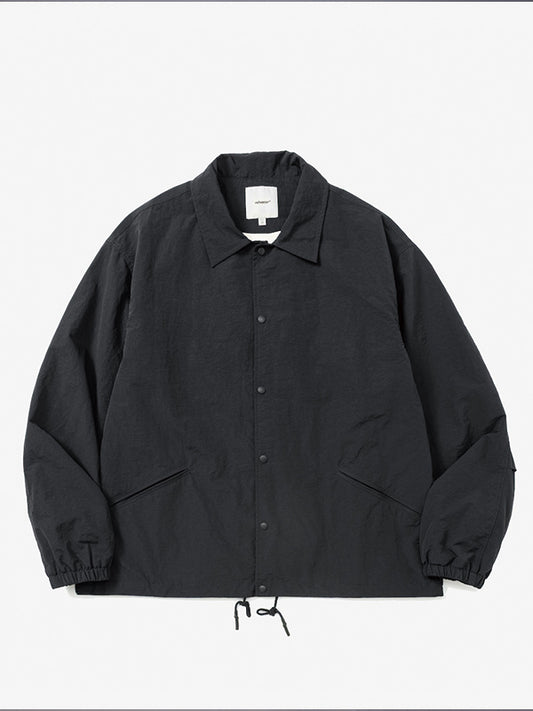 rehacer レアセル Heritage Coach Jacket - BLACK -