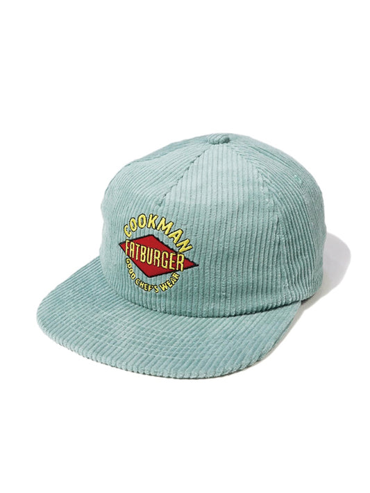 Cookman クックマン キャップ Cap Corduroy FAT Blue