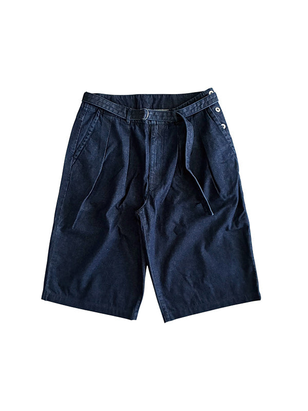 SCARPETTA スカルペッタ 2 TACK DENIM SHORT PANTS - NAVY -