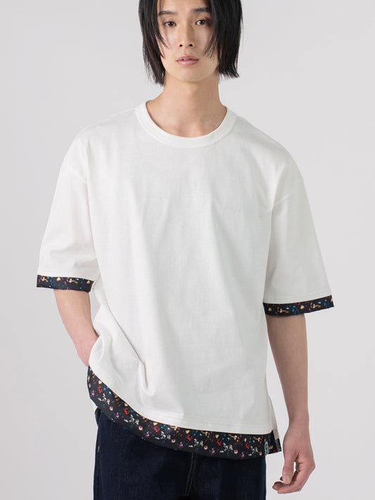 rehacer レアセル Botanical Layered Wide CS - WHITE -