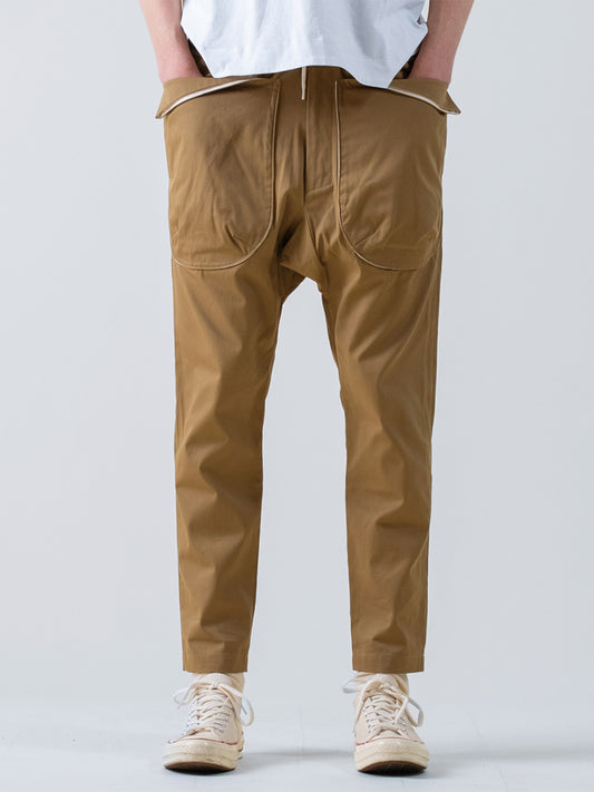rehacer レアセル Envelope Sarouel Pants - BEIGE -