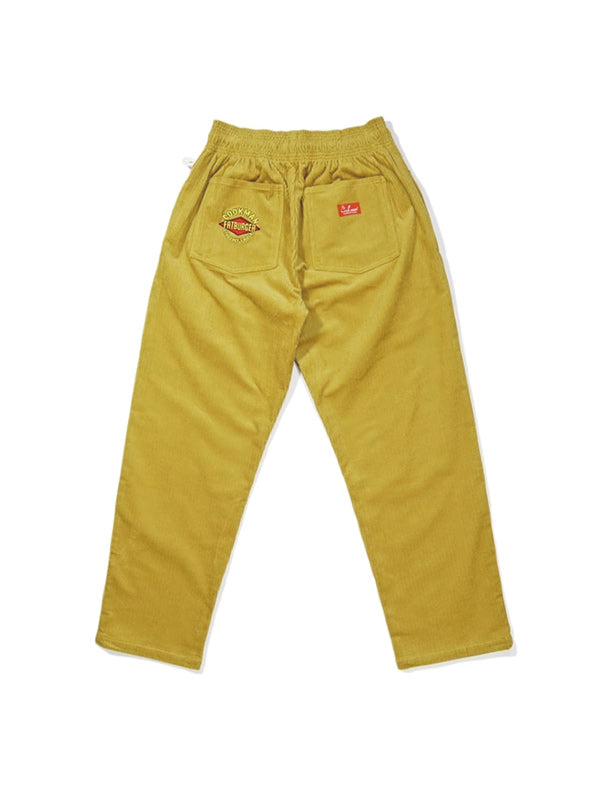 Cookman クックマン シェフパンツ Chef Pants Semiwide Corduroy FAT Yellow