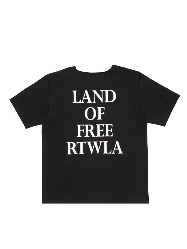 ROTTWEILER ロットワイラー R9 LAND CUTOFF TEE - BLACK -