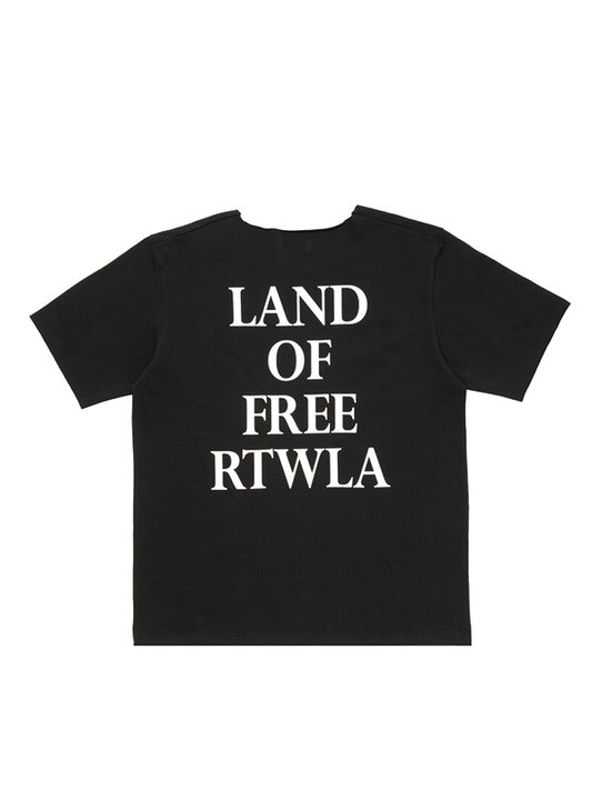 ROTTWEILER ロットワイラー R9 LAND CUTOFF TEE - BLACK -