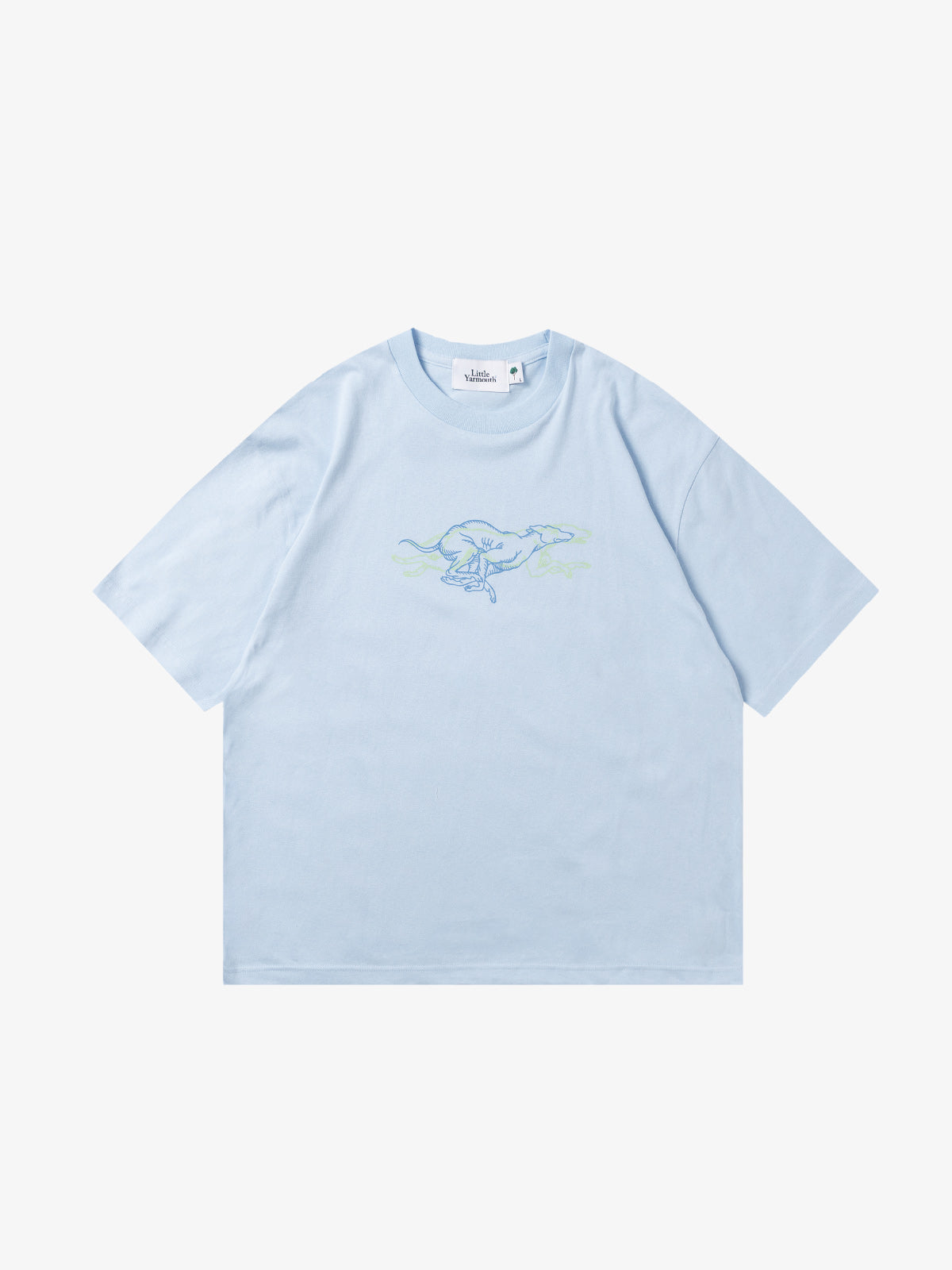 Little Yarmouth リトルヤーマウス Take Long Way Tee - BLUE -