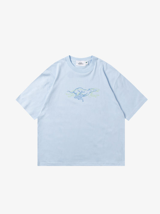 Little Yarmouth リトルヤーマウス Take Long Way Tee - BLUE -