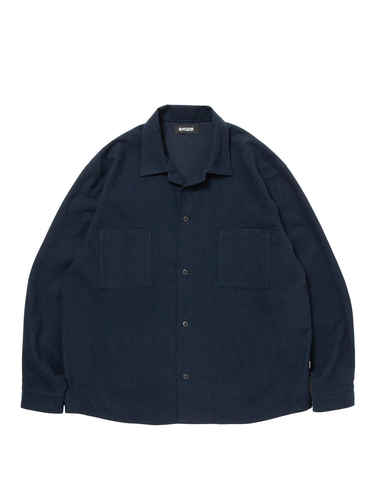 ROTTWEILER ロットワイラー R9 OPEN COLLAR SHIRT - NAVY -