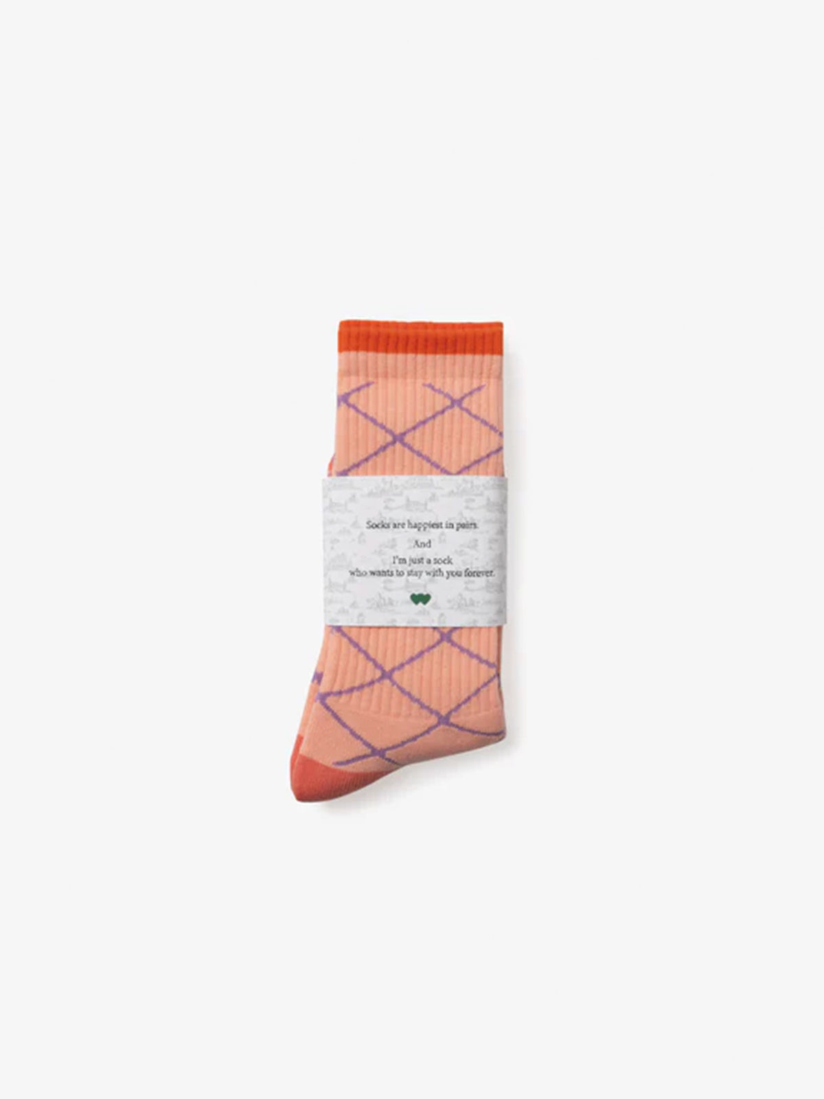 Little Yarmouth リトルヤーマス Grid Sox - BLUE / PINK -