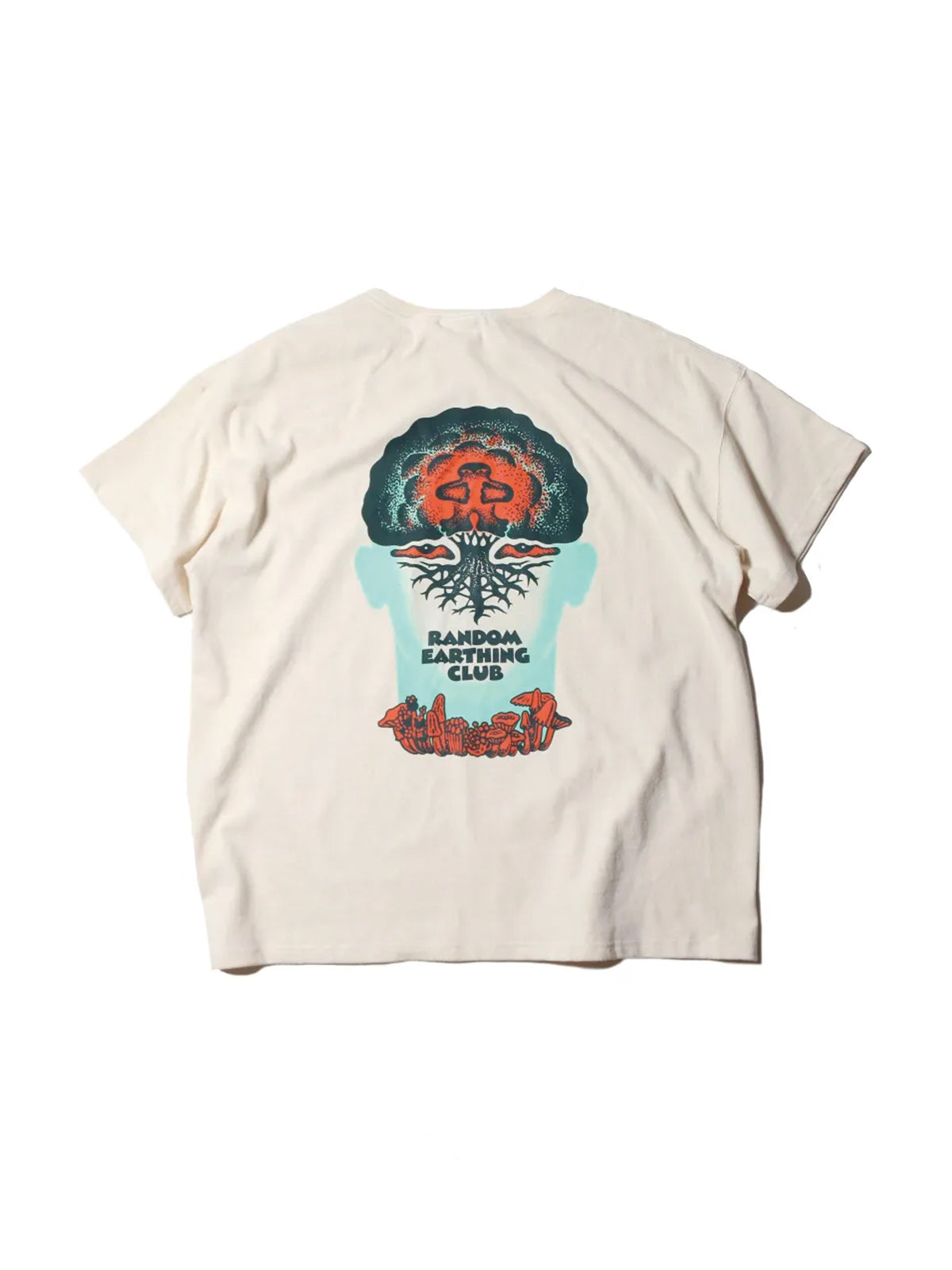 NATAL DESIGN x MAGOODZ ネイタル デザイン MAGOODZ "Random Earthing Club" ND ver. TEE - NATURAL -