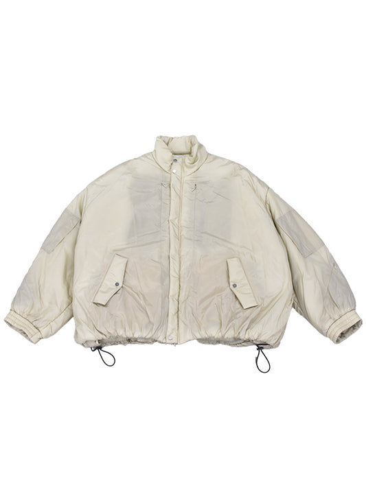 THE JEAN PIERRE ジャン・ピエール Signature Drop Puffer Jacket - TAN -