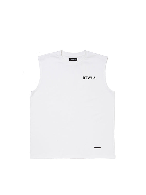 ROTTWEILER ロットワイラー R9 RTWLA NOSLEEVE TEE - WHITE -