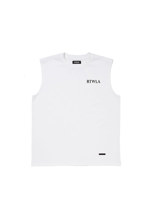 ROTTWEILER ロットワイラー R9 RTWLA NOSLEEVE TEE - WHITE -