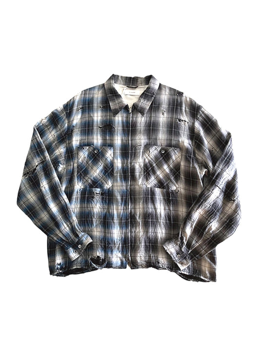 THE JEAN PIERRE ジャン・ピエール Grunge Destroy Kurt Shirt - MIX -