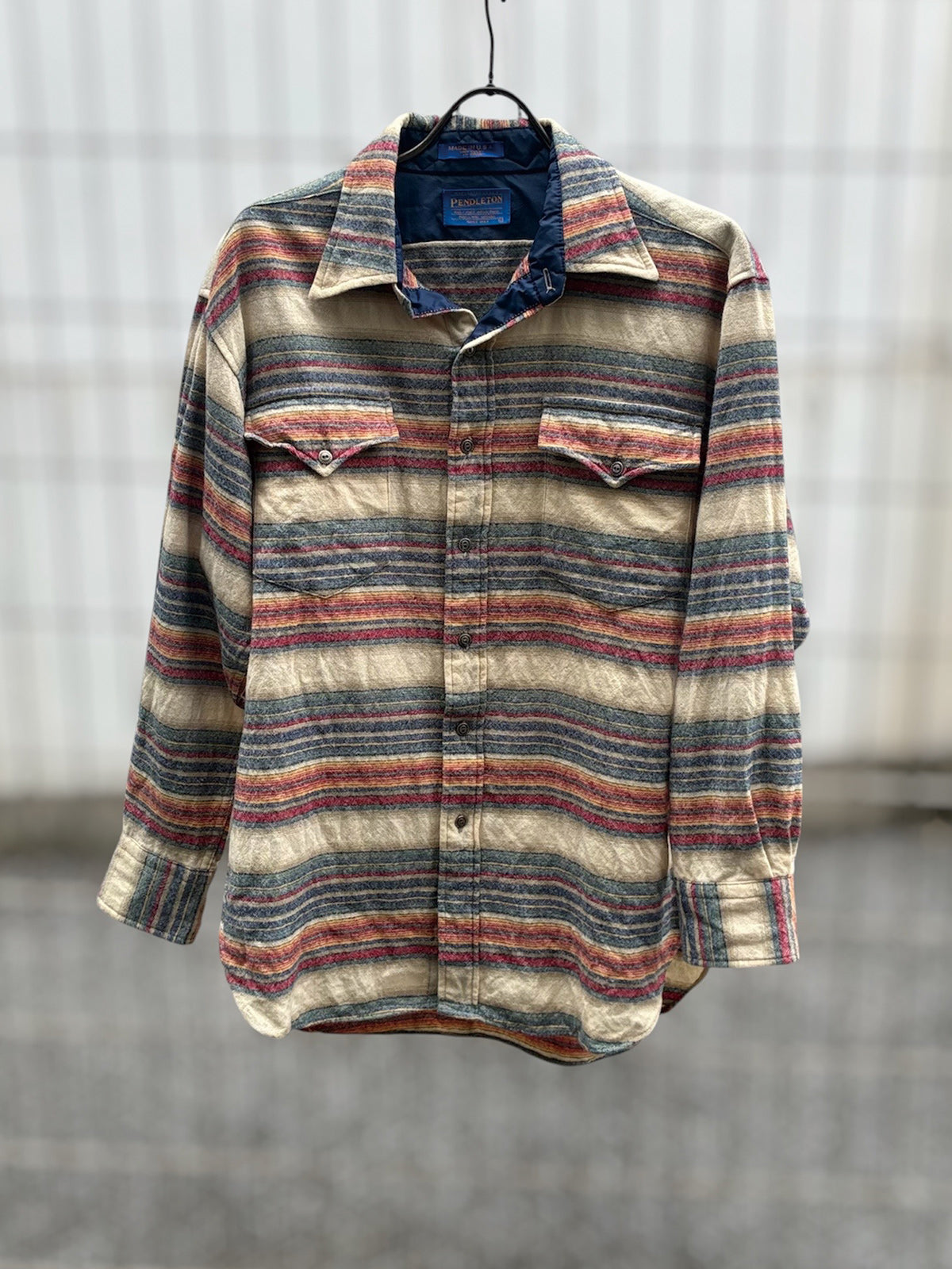 USED COLLECTION ユーズドコレクション Pendleton Wool Shirts - BEIGE -