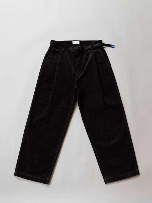 GERRY ジェリー Tuck Wide Climbing Pants(11Wコール) - BLACK -