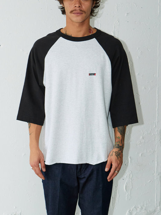 [MORE SUMMER SALE] AS STANDARD X SCREEN STARS BASEBALL TEE - BLACK / ASH -