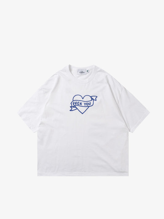 Little Yarmouth リトルヤーマウス Fuck you Tee - WHITE -
