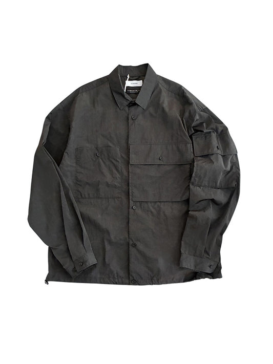 THE JEAN PIERRE ジャン・ピエール Beta Shirt NYLON - INK BLACK -
