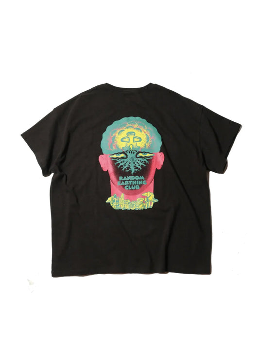 NATAL DESIGN x MAGOODZ ネイタル デザイン MAGOODZ "Random Earthing Club" ND ver. TEE - BLACK -