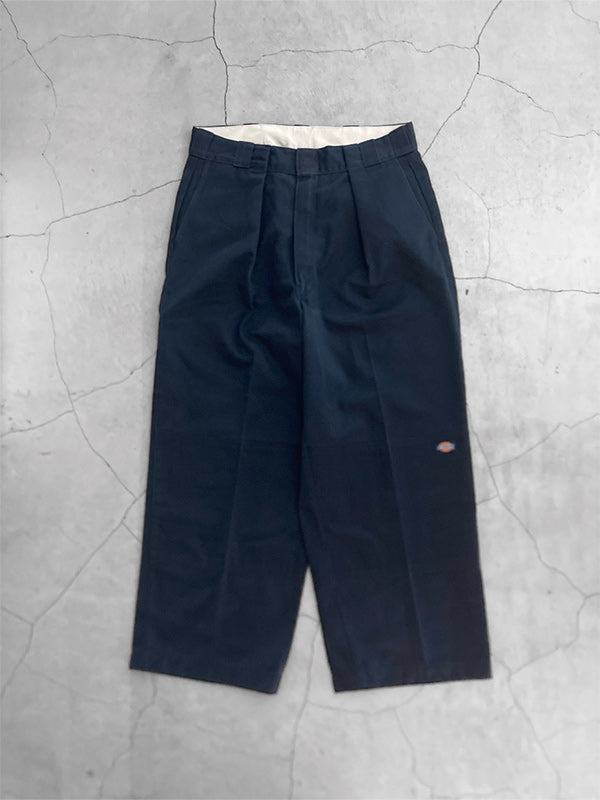 GALLAGE STUDIO REMAKE WORK PANTS DOUBLE KNEE - NAVY -