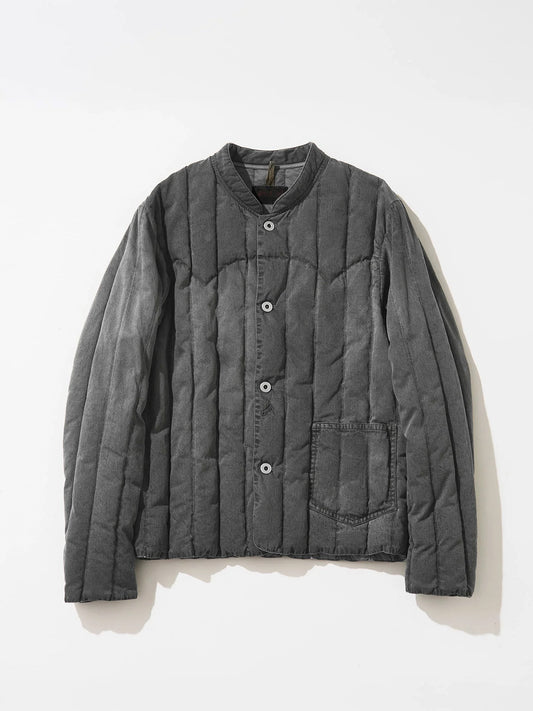 Tool Craft ツールクラフト DOWN MIDDLER JACKET ガーメントダイダウンミドラージャケット - BLACK -