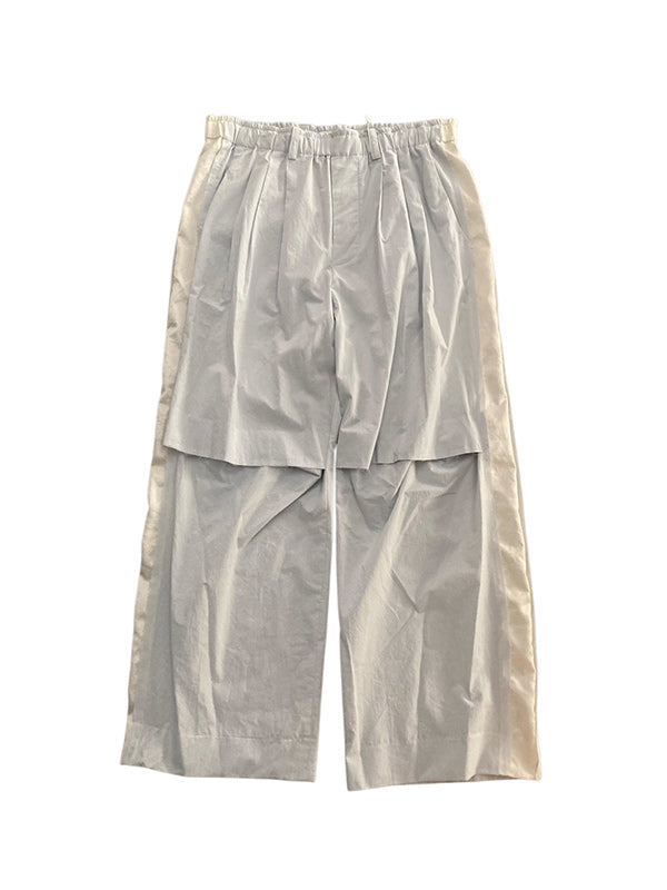 THE JEAN PIERRE ジャン・ピエール 3Tuck Easy Trouser - WHITE -