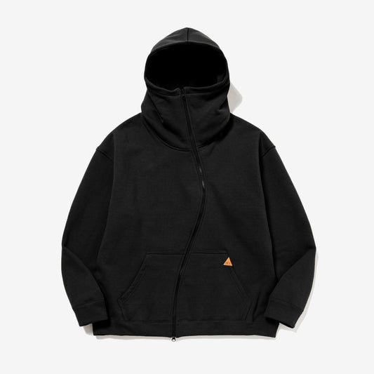 rehacer レアセル Wave Zip High Hoodie PK - BLACK -