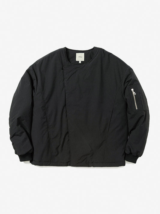 rehacer レアセル Tactical Collarless Jacket - BLACK -