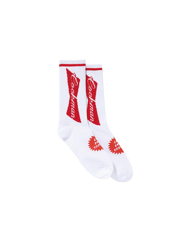 Cookman クックマン ソックス Rib Crew Socks Beer Tie