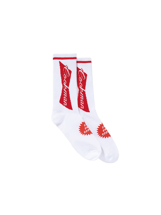 Cookman クックマン ソックス Rib Crew Socks Beer Tie