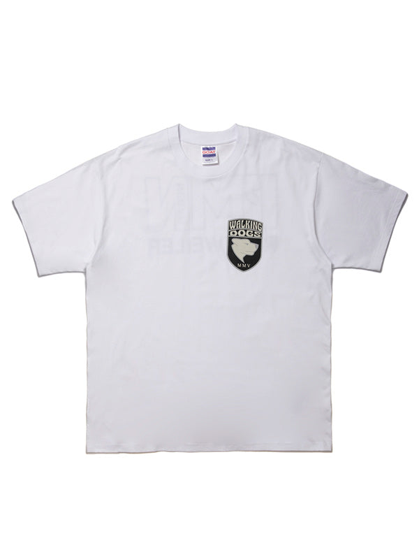 【SALE】ROTTWEILER ロットワイラー WALKING DOG TEE - WHITE -