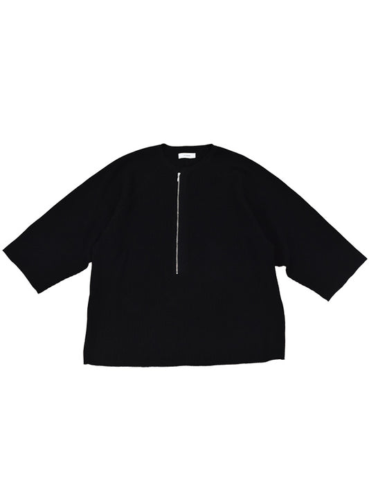 THE JEAN PIERRE ジャン・ピエール Raglan Thermal Tee - BLACK -