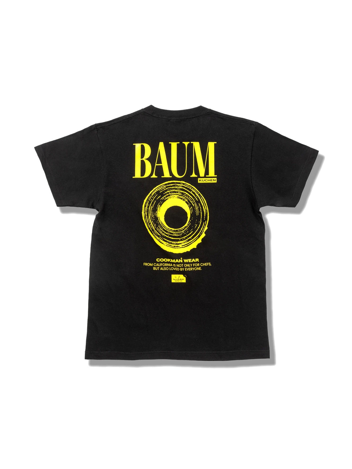 Cookman クックマン Tシャツ Baumkuchen - BLACK -