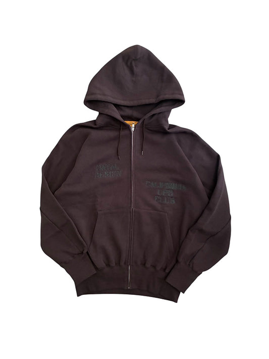 NATAL DESIGN ネイタル デザイン FLOWER OF LIFE SWEAT PARKA  - CHOCOLATE -