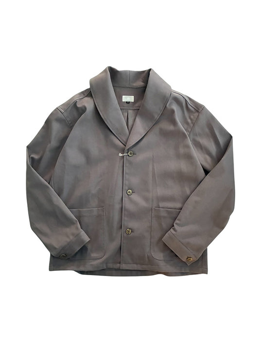 ALLS オールズ SHAWL COLLOR BETWEEN JACKET - PURPLE -