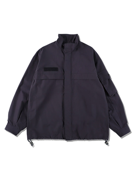 【WINTER SALE】THE JEAN PIERRE ジャン・ピエール French Police Shirt - MIDNIGHT BLUE -