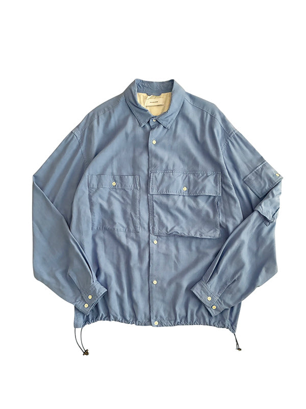 THE JEAN PIERRE ジャン・ピエール Beta Shirt RAYON  - SAX -