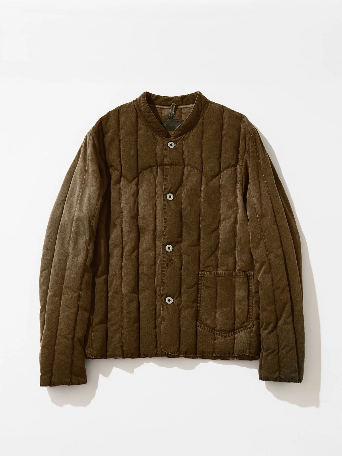 Tool Craft ツールクラフト DOWN MIDDLER JACKET ガーメントダイダウンミドラージャケット - BROWN -