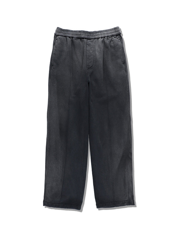 [WINTER SALE] THE JEAN PIERRE Pigmentdye Dove Sweat Trouser - MIDNIGHT BLACK -