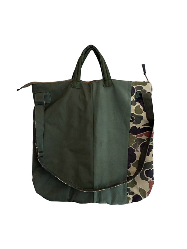 2nd Existance セカンドエグジスタンス Remake HELMET BAG - CAMO GREEN -