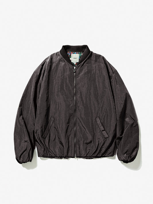rehacer レアセル Shrink MA-1 Jacket - BLACK -