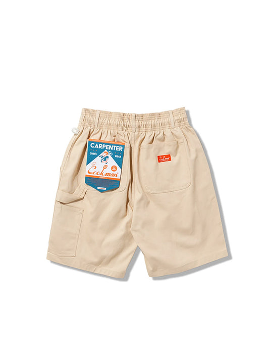 Cookman クックマン シェフパンツ Carpenter's Pants Short Heavy twill- Cream -