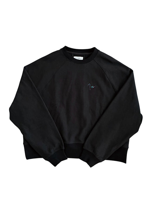 THE JEAN PIERRE ジャン・ピエール THE EMB Sweat Shirt - FADE BLACK -