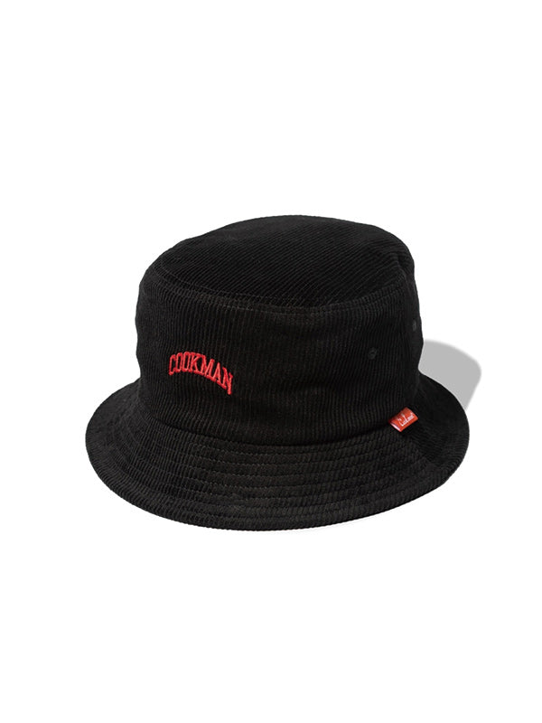 Cookman クックマン バケットハット Bucket Hat Corduroy - BLACK -