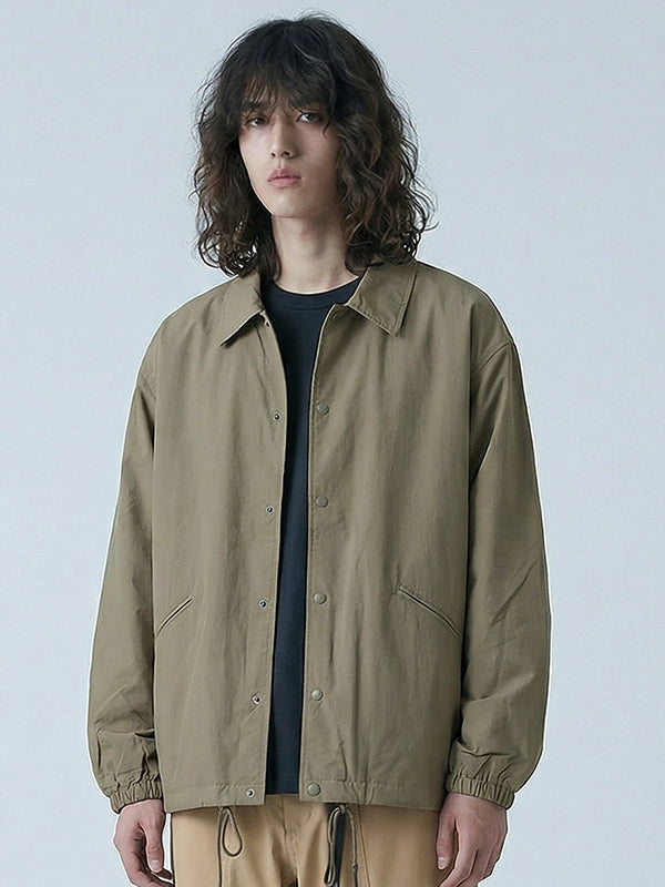 rehacer レアセル Heritage Coach Jacket - KHAKI -