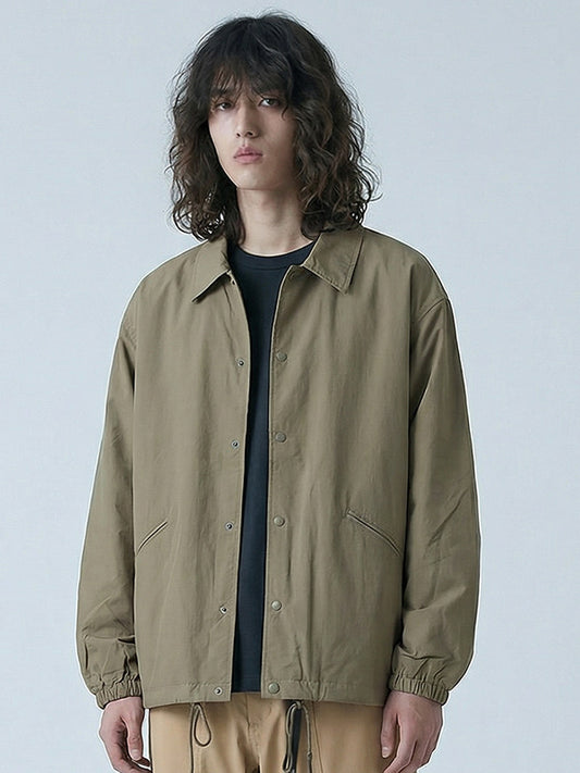 rehacer レアセル Heritage Coach Jacket - KHAKI -