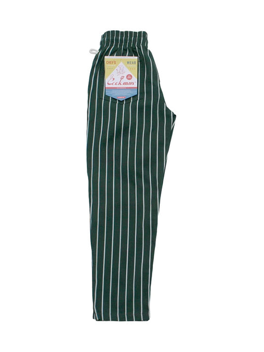 Cookman クックマン シェフパンツ Chef Pants Stripe - DARK GREEN -